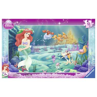 15 Stuks Puzzel Disney Wereld van Ariel
