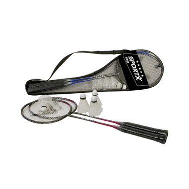 SportX badmintonset Pro in tas