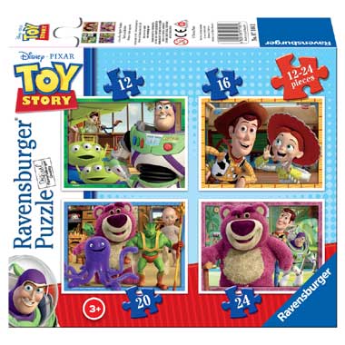 4 Puzzels Toy Story 3