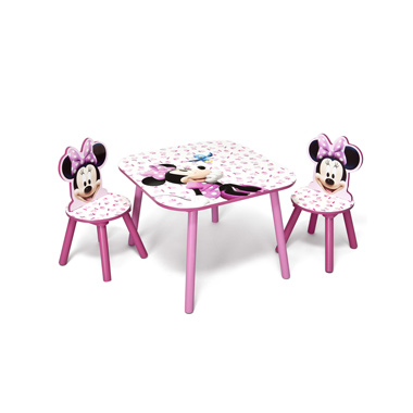 Disney Minnie Mouse tafel en stoelen