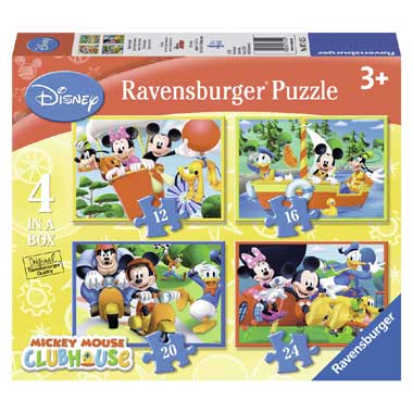 4 Mickey Mouse Puzzels
