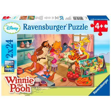 Ravensburger Disney puzzel Bakken en feesten met Winnie - 2 x 24 stukjes