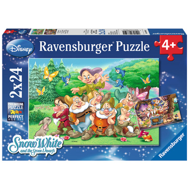 Ravensburger Disney puzzel 7 dwergen - 2 x 24 stukjes