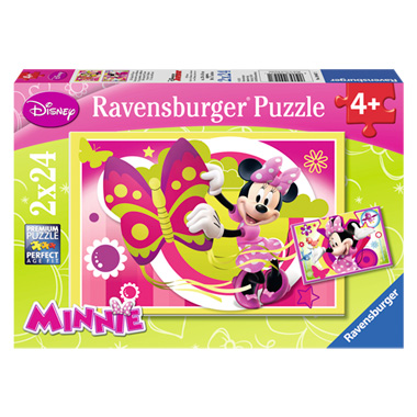Ravensburger Disney puzzel Een dag met Minnie - 2 x 24 stukjes