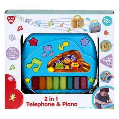 Playgo 2-in-1 Telefoon en Piano