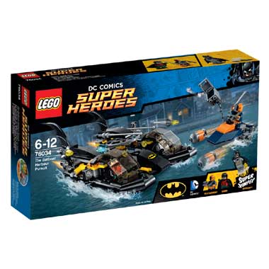 LEGO Super Heroes Batboot havenachtervolging 76034