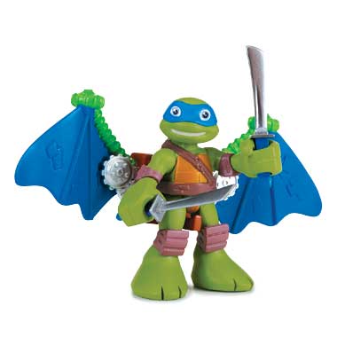 Baby Turtles figuur Leo met Glider Wings