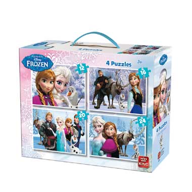 Disney Frozen 4-in-1 puzzel