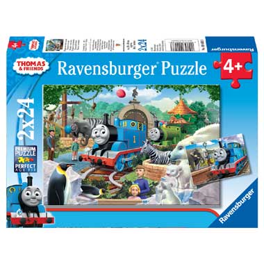 Ravenburger puzzels Thomas en zijn vrienden 2 x 24 stukjes