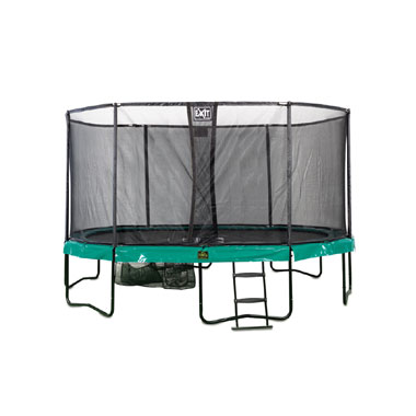 EXIT Supreme All-in-1 trampoline rond - 457 cm - groen