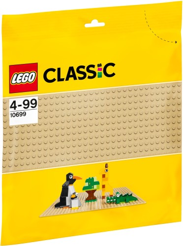 Lego Classic zandkleurige bouwplaat - 10699
