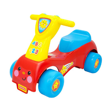 Fisher-Price loopwagen Lil' Scoot 'n Ride - rood/blauw/geel