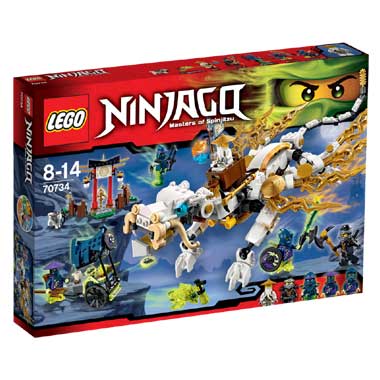 LEGO Ninjago De draak van Meester Wu 70734