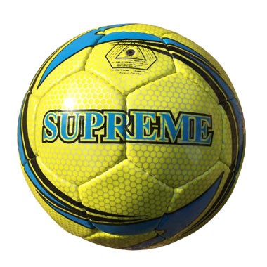Glazed Supreme voetbal - geel/blauw