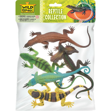 Wild Republic plastic reptielen - 5 stuks
