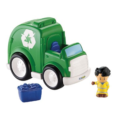 Fisher-Price Little People recycling truck