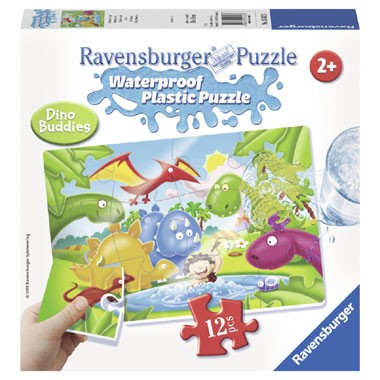 Ravensburger plastic puzzel dino's - 12 stukjes