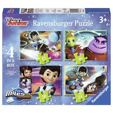 Ravensburger Disney Miles from tomorrow puzzelset - 12 tot 24 stukjes