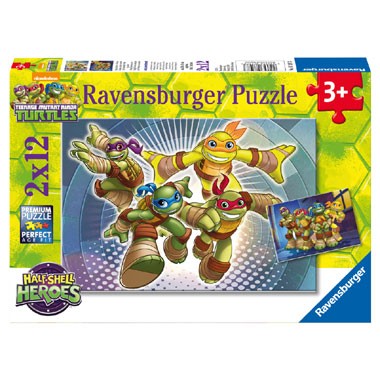 Ravensburger Teenage Mutant Ninja Turtles puzzelset - 12 stukjes