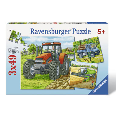 Ravensburger Grote landbouwmachine puzzels