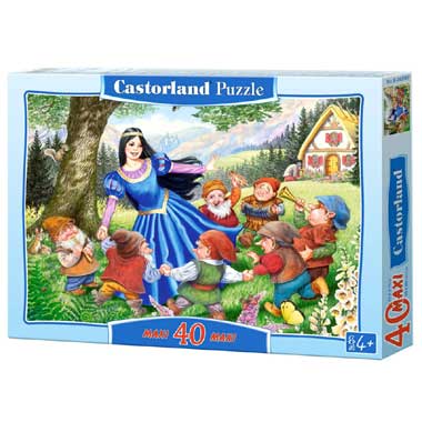 Snow White and the Seven Dwarfs puzzel 40 maxi stukjes