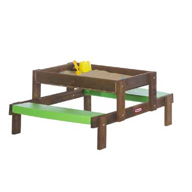 Little Tikes houten zand- en picknicktafel