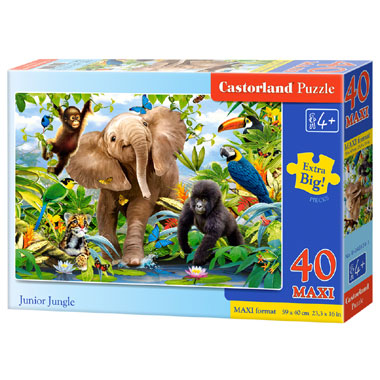 Castorland puzzel Junior Jungle - 40 stukjes