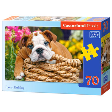 Castorland puzzel lieve bulldog - 70 stukjes