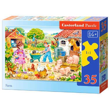 Castorland puzzel boerderij - 35 stukjes