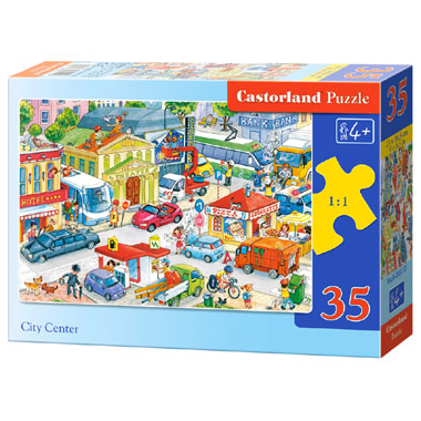 Castorland puzzel City Center - 35 stukjes