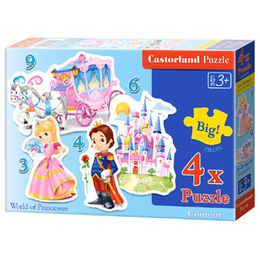 Castorland World of Princess puzzel - 22 stukjes