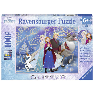 Ravensburger puzzel Disney Frozen Glinsterende sneeuw - 100 stukjes