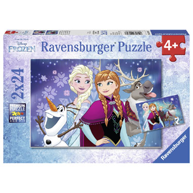 Ravensburger Disney Frozen Noorderlichten puzzelset - 24 stukjes