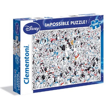 Clementoni impossible puzzel Disney 101 Dalmatiërs - 1000 stukjes