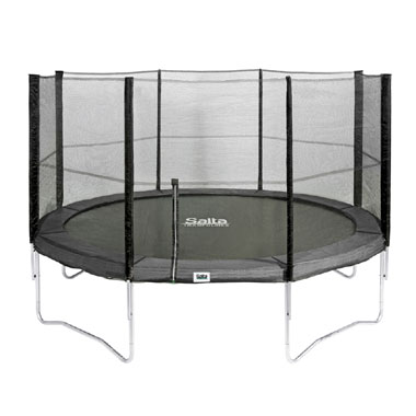 Salta Combo trampoline rond met veiligheidsnet - 366 cm - zwart