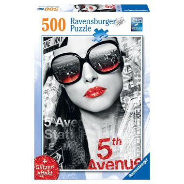 Ravensburger puzzel glanzende lippen - 500 stukjes