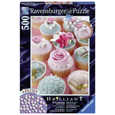 Ravensburger lichtgevende puzzel parelcupcakes - 500 stukjes