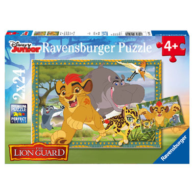 Ravensburger Disney The Lion Guard puzzelset avontuur in de savanne - 2 x 24 stukjes