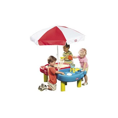 Little Tikes zand en zee speeltafel met parasol