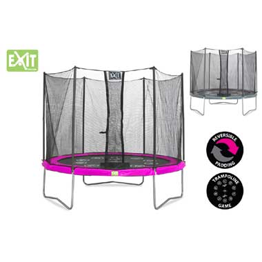 Exit Twist trampoline 305 cm roze/grijs