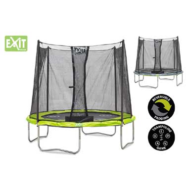 Exit Twist trampoline 366 cm groen/grijs