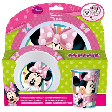 Disney Minnie Mouse Kinderservies 3-delig