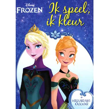 Disney Frozen kleurboek met verjaardagskalender