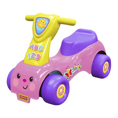 Fisher-Price loopwagen Lil' Scoot 'n Ride - roze/paars