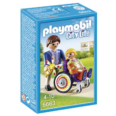 PLAYMOBIL City Life kind in rolstoel 6663