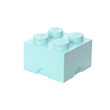 LEGO Design Collection Brick opbergbox 4 - lichtblauw
