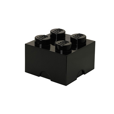 LEGO Brick opbergbox 4 - zwart