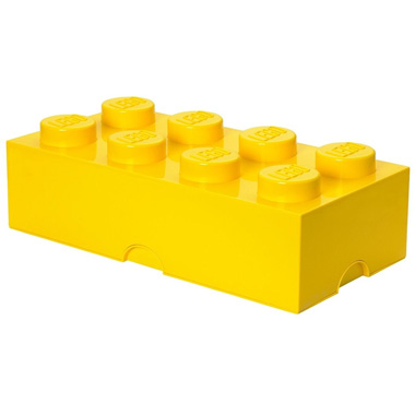LEGO Brick opbergbox 8 - geel