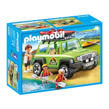 PLAYMOBIL Summer Fun familieterreinwagen met kajaks 6889