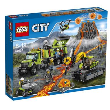 LEGO City vulkaan onderzoeksbasis 60124